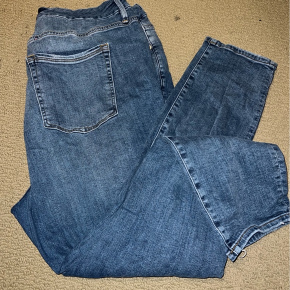 GOOD AMERICAN size 18 good legs ripped skinny jean - Picture 2 of 10